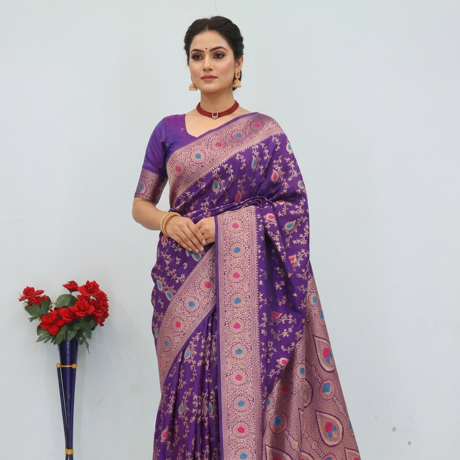 Majestic Banarasi Silk Heritage Saree Collection