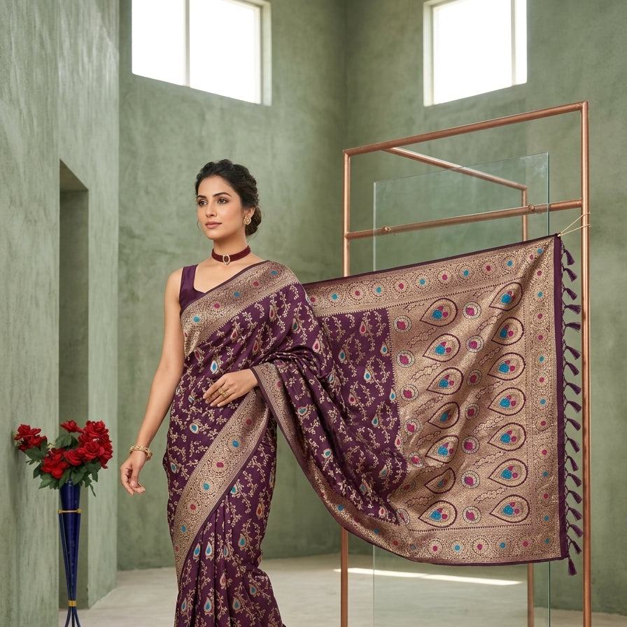 Majestic Banarasi Silk Heritage Saree Collection