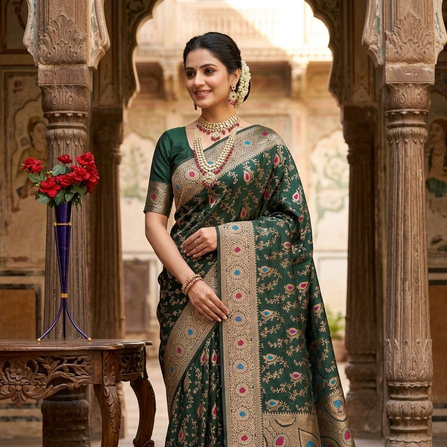 Majestic Banarasi Silk Heritage Saree Collection