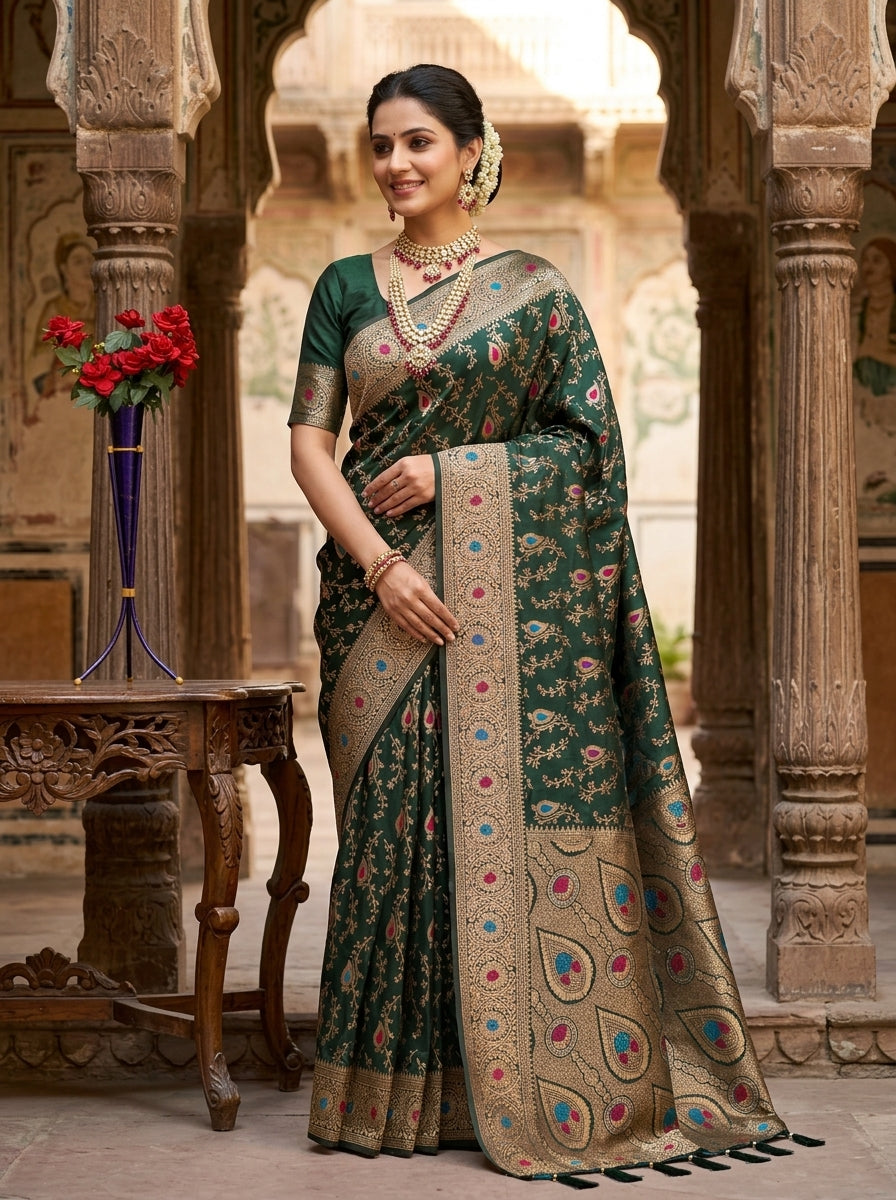 Majestic Banarasi Silk Heritage Saree Collection