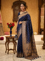 Regal Dual-Tone Banarasi Silk Saree Collection – Antique Zari Heritage Edition