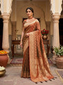 Regal Dual-Tone Banarasi Silk Saree Collection – Antique Zari Heritage Edition